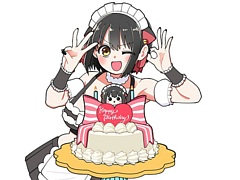 福田ナオ氏誕生日記念グッズ，本日受注受付開始。バースデー記念セットやアクリルスタンド，Tシャツなど全7種類を展開