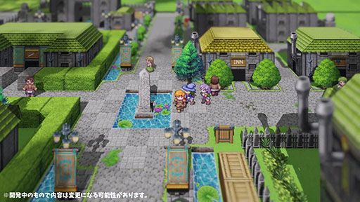 画像ギャラリー No.002のサムネイル画像 / 「RPGツクール」新プロジェクトのティザーサイトとムービーを公開。3人組のパーティが街やフィールドを移動する様子を確認できる