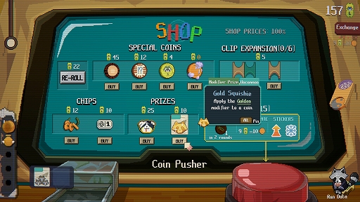 画像ギャラリー No.004のサムネイル画像 / デッキ構築型ローグライクコインプッシャーゲーム「RACCOIN: Coin Pusher Roguelike」，Steamで配信開始