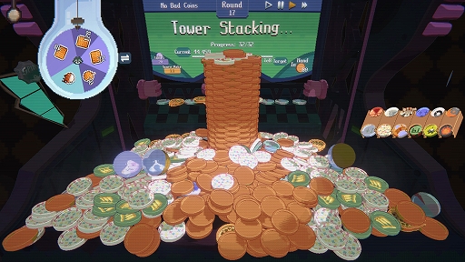 画像ギャラリー No.006のサムネイル画像 / デッキ構築型ローグライクコインプッシャーゲーム「RACCOIN: Coin Pusher Roguelike」，Steamで配信開始