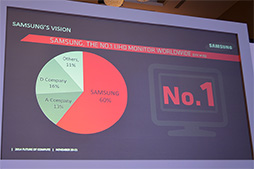画像集#010のサムネイル/ディスプレイ最大手のSamsungがAMDの「FreeSync」に対応。業界標準の地位を得られるか?