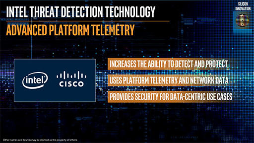 画像ギャラリー No.006のサムネイル画像 / 統合型GPUでメモリ内のマルウェアをスキャン。Intelがセキュリティに関する新技術や取り組みを発表