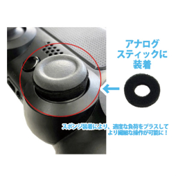 画像ギャラリー No.005のサムネイル画像 / アンサー,DUALSHOCK 4を使ったFPS操作時のエイム向上を謳う「アナログスティック用アシストリング」発売