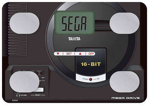 画像ギャラリー No.001のサムネイル画像 / タニタ,欧州版「メガドライブ」のデザインを模した体組成計を欧州エリア限定で11月8日(現地時間)に発売
