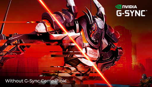 画像ギャラリー No.025のサムネイル画像 / きつめのカーブを描いたAOC製31.5型/27型湾曲型ディスプレイが発売。平面型の27型/23.8型モデルも