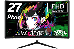 ���������꡼ No.002�Υ���ͥ������ / ���Ū�²���1440p/180Hzɽ���ȥե�HD/300Hzɽ����27������Ѷ�VA�վ��ǥ����ץ쥤��Pixio����ȯ���