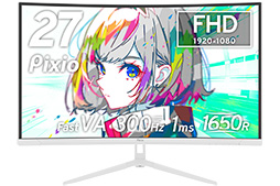 ���������꡼ No.003�Υ���ͥ������ / ���Ū�²���1440p/180Hzɽ���ȥե�HD/300Hzɽ����27������Ѷ�VA�վ��ǥ����ץ쥤��Pixio����ȯ���