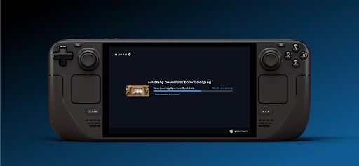 画像ギャラリー No.001のサムネイル画像 / 「Steam Deck」,低電力ダウンロードモードのテストを開始。画面をオフにした状態で,ダウンロードを完了できる