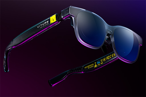 画像ギャラリー No.004のサムネイル画像 / Kiroshi製サイバーウェアが現実世界に降臨!? VITURE×「サイバーパンク2077」のコラボサングラス型ディスプレイが1万台限定で発売