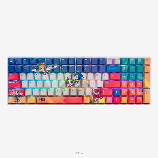 画像ギャラリー No.006のサムネイル画像 / ソニックやドリームキャストとコラボした,クールなキーボードやマウスパッドがHigroundから発売