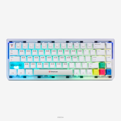 画像ギャラリー No.009のサムネイル画像 / ソニックやドリームキャストとコラボした,クールなキーボードやマウスパッドがHigroundから発売