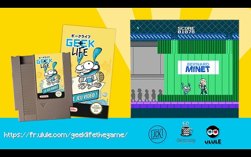 画像ギャラリー No.001のサムネイル画像 / フランスのサブカルフェス「Geek Life」を海外ファミコンでゲーム化。クラウドファンディングを実施中