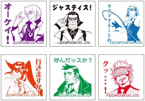 画像ギャラリー No.004のサムネイル画像 / 「大逆転裁判」と新デザインの「逆転裁判」シリーズのスタンプが26日に発売