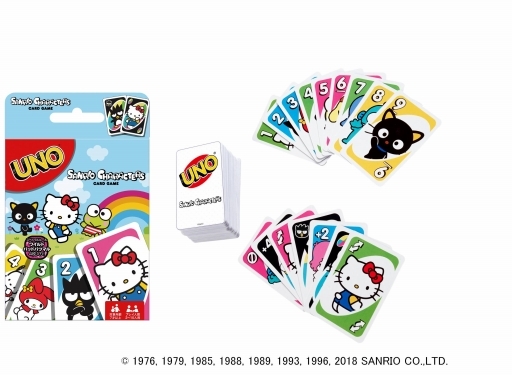 画像ギャラリー No.001のサムネイル画像 / サンリオキャラクターとコラボした「UNO」が3月下旬に発売