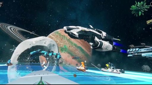 画像ギャラリー No.013のサムネイル画像 / TGS 2022のVR会場にボートレース場がオープン! ゲームのように演出されたVR空間をモーターボートで駆け抜けてきた