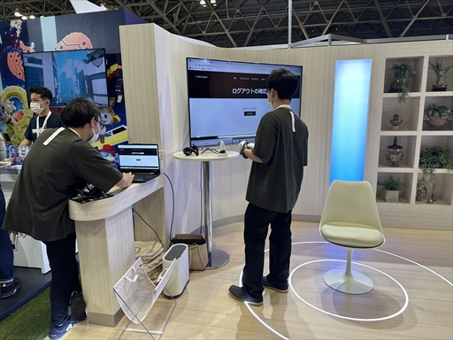 画像ギャラリー No.003のサムネイル画像 / CEATEC 2022のオフライン会場レポート。注目のメタバースブースやその体験を支える5G IoT向けの高機能材料などが出展