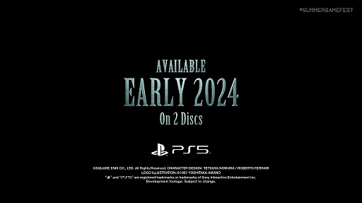 ꡼ No.002Υͥ / FINAL FANTASY VII REBIRTHפ2024ǯƬPS5ȯ䡣եõƮ᤿ࡼӡ